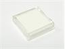 18x18mm White Square Lense and Diffuser Kit IP65 for standard Switch [C1818WT-65]