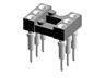 Open Frame DIL Pin Carrier Assembly Socket • 6 way • Straight Pins Solder Tail [612-92-306]