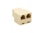 3 way Inline 6 pos 4 way USA RJ11 Modular Coupler Adaptor [NY14-4C]