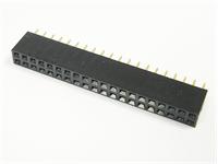 2.54mm PCB Socket Connector • 34 way in Double Rows • Straight Pins • Tin Plated [725340]