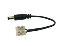 Inline Moulded DC Power Plug 2.5mm • 30CM LEAD + 2Way Choc Block. Suitable For Camera Installations [MP122M + 30CM LEAD]