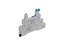 Relay Socket DIN Rail Mount For SIL Relays With Built In Protection Circuit And LED Indicator 12 - 24 VAC/DC - Screw Terminals [41F-1Z-C2-1]