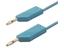 2M PVC Test Lead with 4mm Banana Plug; Blue in Colour [MLN200/1 BLUE]