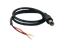 Inline Moulded DC Power Plug 2.1mm • Open End Wire 20 cm. [MP121 + 20CM LEAD]