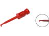 2mm Clamp type Test Probe • Red • Contact hook [KLEPS2 RED]