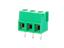 3.81mm Screw Clamp Terminal Block • 3 way • 9A – 130V • Straight Pins • Green [CPP3,81-3E]