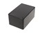 ABS Enclosure 119 X 81 X 56MM Black with Card Guides IP54 Flame Retardent [1591TBK]