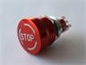 Push Button Emergency Actuator Latching - Twist Reset - Large Red Aluminium Dome Push Button - 22mm Panel Cut Out 2c/o [PBME22TR-ML4AL]