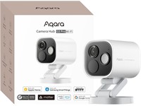 Aqara Camera Hub G5 PRO WiFi 4MP 4.2mm Lens, WiFi 2.4/5GHz, Res:2688x1520, FOV:133°(Diagonal), Integrated Matter Zigbee3.0, Thread Hub, Alexa/Google, White, PIR Detection:Horizontal 100°, Vertical 65°, Temp:3000K, Full Colour Night Vision, IP65 [AQARA CAMERA HUB G5 PRO WIFI]