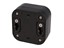 ABS Enclosure 80x80x45mm Black Wall Mount or Tabletop Installation IP66 Watertight [1557BBK]