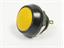 Ø12mm Metal Zn-Al 17mm Round Bezel IP65 Push Button Switch with Yellow Dome Button, 1N/O Momentary Operation and 2A-36VDC Rating [PBMZR171ATLE4]