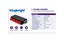 LED Diffused 3mm Quad-level 90° Hyper Red 400mcd 50° [L-934SB/4SURDK]