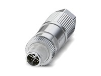 Circular Connector M12 X Cod Cable Male Cat6A 10GB P/S 8 Pole IDT Connection 9,7MM Cable Entry Shieldable (Phoenix 1411043) [SACC-MSX-8QO SH ETH]