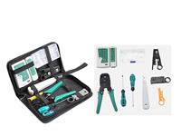 Network Essentials Kit, Includes RJ45 Crimper, Pack Various Mod Plugs, 2X Screw Drivers, Krone Tool, Wire/Cable Strippers + NS-468 PST Cable Tester. ( Requires 1X 9V Battery, not supplied)in Carry Bag. [NETWORK TOOLKIT SET NS-468 PST]