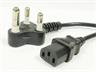 1.8m 10A Black Kettle Lead with 3 pin SA Plug to IEC Socket [CONKTL LD 1,8M BLK]