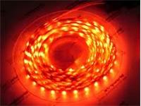 5m 12VDC Flexible 9.6W /m Non Waterproof 120 LED Strip SMD3528 IP20 in Red [LED 120R 12V N/WPR NEW 5MT]