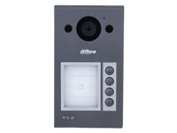 Dahua Wi-Fi Villa Door Station 2MP 1/2.8"CMOS, 4 Button, Supports Two Locks, H2.64/H2.65, ONVIF, Two-Way Audio, RS485, Alarm I/P & O/P, 1×RJ45 10/100Mbps, 12VDC1A, Standard PoE , Card Type:IC Card, Alluminum Alloy, 188.1×107.2×30mm, IP65 IK08 [DHA VTO3311Q-WP]