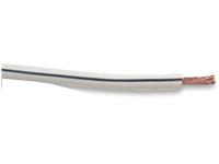 Hook Up Cable 0,5mm 14CU Strand White Black Stripe 600/1000V [CAB01,50MWH/BLK]