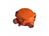 Pratley Junction Box, 3 Way Circular Surface IP68 Size 0, c/w SWA Gland & WP Shroud - Orange Aluminium Alloy 20mm C/E [08042 JUNCTION BOX]