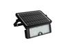 FLASH Solar LED Adjustable Floodlight with Day / Night Sensor, 1000 Lumens 6500K, 10Watt, Beam Angle 120°, Black, 300x242x35mm, IP65 [FLSH SOFL10W]