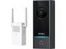 IMOU Video Door Bell 5MP+ WIFI Extender/Chime, DB60:Night Vision:5M(16.5ft) Distance:2.0mm Fixed Lens - Two-Way Bi-directional Talk - Built-In Mic - Motion Detection, DS21:Multiple Ringtones - Built In Speaker - Wi-Fi:IEEE802.11b/g/n,2.4GHz [IMOU DB60-KIT]