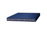 Planet 48 Port 10/100/1000BASE-T, 6x10GBASE-SR/LR SFP+, Console Port:1xRJ45~RS232 Serial Port (9600, 8, N, 1), CPU:MIPS 800MHz, RAM:512Mbytes, Managed Switch, AC100~240V 50/60Hz, 440x260x44 mm [GS-6311-48T6X]