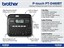 Brother P-Touch D460BT ( Desktop/Windows 8.1/ 10 / 11 / Mac OS X 10.15/ 11/ 12, USB, Bluetooth,5 lines, 6-18mm Tape ) (9 Volt Adapter Included) [BRH PTD-460BT]