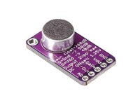 MAX9814 Microphone Module with Automatic Gain Control (AGC). Three Gain Settings. VCC 2.7-5.5V [BMT MAX9814 MICROPHONE AGC AMP]