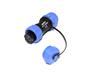 Circular Connector Plastic IP68 Screw Lock Female Cable End Plug With Cap 3 Poles 13A/250VAC 5-8mm Cable OD [XY-CC130-3S-II-C]