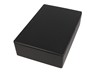 Enclosure Diecast Aluminium Black 222 x 146 x 55mm Liquid Resistant IP66 [1550WGBK]