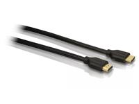 HDMI Male- HDMI Male Cable 3m, 4K Ultra, Gold Plated, 32AWG, High Speed Cable, 18GBPS, 60HZ, with 3D Video, Ethernet, ARC and HDR Support, Supports Full 32CH Audio System With Upto 1536KHZ Sample Rate [HDMI-HDMI 3M 4K PHILIPS]