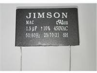 Cap Metalized Polypropylene Film Capacitor 30mm 50/60HZ 10% Box Type (38x14x23mm) [1,5UF 450VAC]