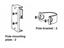 B0075 / 3818 - Pole Mounting Kit for TAKEX PB-xxTK series Beam [TAKEX POLE MOUNTING KIT]