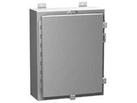 Type 4X Stainless Steel 304SS Wallmount Enclosure IP66 1 Door 42 x 30 x 10mm [1418N4SSO10]