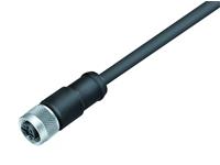 Cordset Shielded M12 A COD Female Striaght. 5 Pole Single End - 5M PUR Cable [77-3530-0000-50705-0500]