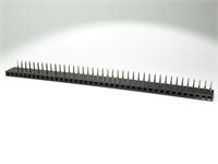 40 way 2.54mm PCB Right Angled Pins SIL Female Socket Header [724400]