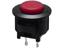 Miyama Momentary Push Button Switch Round 1 n/o Solder Term. Red Button 1A@125VAC/24VDC 15mm Panel Cutout [DS663CSWSKR - RED]