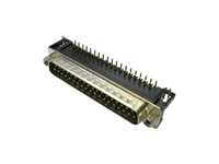 D-Sub 37W Plug 90DEG Boxed Plastic Metal Shell (Steel With Tin Plated Shell) [DCPM37P]