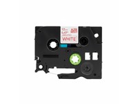 Brother Compatible Label Cartridge, TZE in Red on White Tape 12mm (8metres), AZE-232 = BRH TZE 232 [AZE-232]