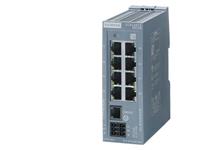 Scalance XB208 Managed Layer 2 IE Switch 8x 10/100 Mbit/s RJ45 Ports 1x Console Port; Diagnostics LED Redundant Power Supply IEC 62443-4-2 Certified; DIN-rail mounting; default Profinet. [6GK5208-0BA00-2AB2]