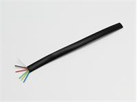 Modular Cable 6 Core Line Cord Black [MOD CABLE 6W BLACK]
