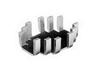 Finger-Shaped Heatsink for TO-3,SOT-9,TO-66,SOT-32,TO-220 • pattern Drilled • Rth= 12 K/W • Length : 19.1mm • Black Anodised surface [FK207SAL]