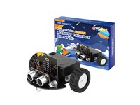 ACEBOTT Tinkerbott Smart Robot Car Kit for Micro:Bit (Without Microbit V2 & AA Battery). 3pcs AA batteries not included [ACEBOTT TINKERBOTT CAR KIT QD025]