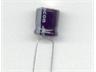 Ultra-Mini General Purpose Electrolytic Capacitor • Lead Space: 5mm • Radial • Case Size: φD 4mm, Height 11mm • 330nF • ±20% • 63V [0,33UF 63VR]