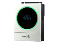 Growcol Pure Sine Wave Inverter 3600VA/3600W 24VDC, O/P:230VAC, Max PV:4000W OCV:500VDC, Surge Power 7200VA, Built-in MPPT, Max Solar Chrge Current 120A, Max Chrge Current 100A, Max AC Chrge Current 100A, USB/RS232/RS485/WiFi, 119x313X422mm, 10kg [GRW 3K6 24VDC]