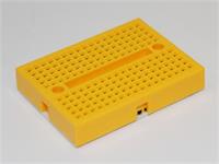 Self Adhesive Mini Breadboard Yellow 170 Tie Points. 4,5 x 3,3 x 0.9cm [HKD MINI BREADBOARD YELLOW]