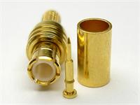 Coaxial MCX Male In-line Connector 50R Crimp for Cable : 2.6mm RG174 [29S101-102D3-E]