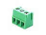 3.81mm Screw Clamp Terminal Block • 3 way • 9A – 130V • Right Angled Pins • Green [CPP3,81-3SQE]