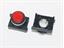 Push Button Actuator Switch Illuminated Momentary • Red Raised Lens • Black 30mm Bezel [P302MR]
