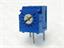 Single turn Cermet Trimmer Potentiometer, Model : GF06, Size 6.35mm Sq • PCB-X • Side Adjust • ½W @ 70°C • 25kΩ • ±20% • 1 Turn [CT6X25K]